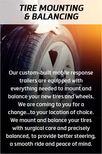 Tire Mounting & Balancing at Mobile Tire Doctor